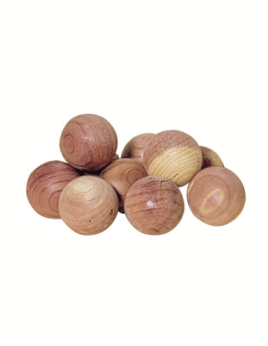 Bolas de cedro antipolillas Redecker 10 unidades naturales