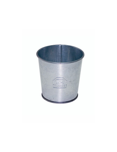 Taza de metal galvanizado, expositor de cepillos, etc, ø 10x9,5cm de Redecker