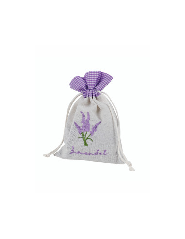Flores de lavanda en bolsa de lino de Redecker