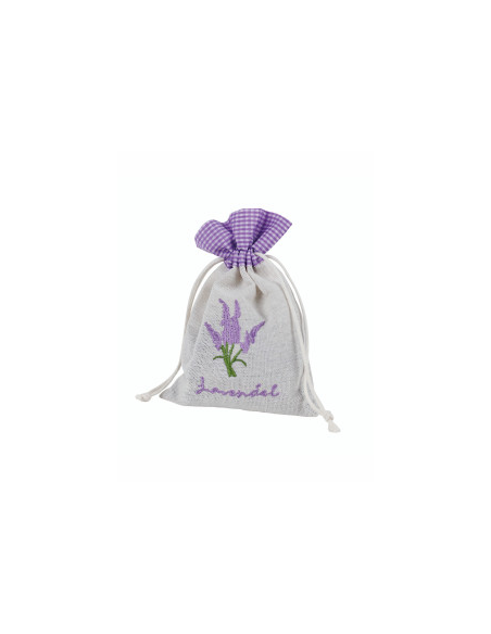 Flores de lavanda en bolsa de lino de Redecker