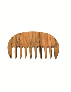 Peine afro, madera de olivo, 10.5cm de Redecker