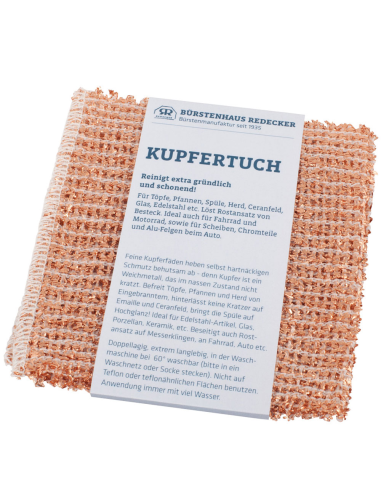 Paño de cobre, 14x15cm, 2ud  _PENC de Redecker
