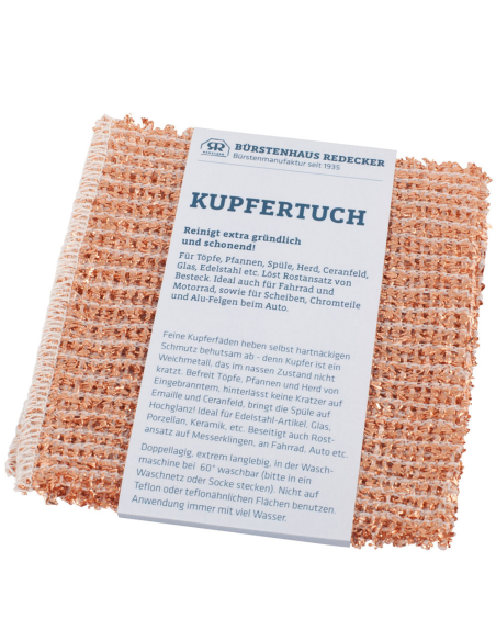Paño de cobre, 14x15cm, 2ud  _PENC de Redecker