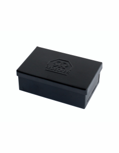 Cajita metálica negra Redecker 9x5.5x3 cm rectangular