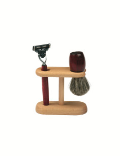 Soporte de afeitar Redecker en haya 11,5x5x10 cm