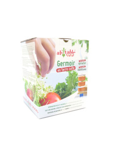 Germinador de terracotta, 3 plantas, ø16cm, altura 21cm de Ah! Table!