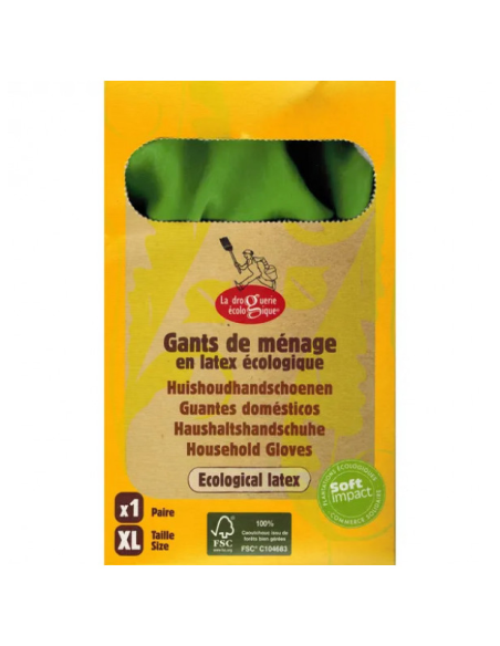 Guantes latex FSC Talla L 03 de La Droguerie Écologique
