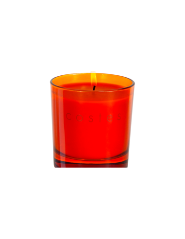 Velas naranjas de estearina Eco, 12ud de Blue