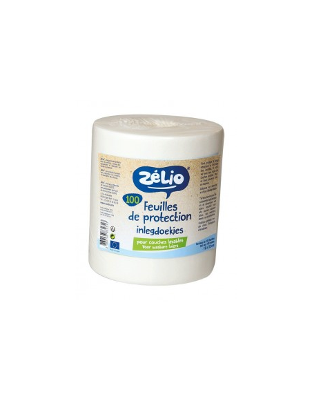 Rollo celulosa pañal lavable, 100hojas de Zélio
