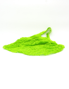 Bolsa malla verde algodón bio de Ecodis