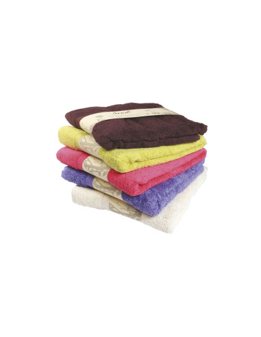 Toalla de mano gris antracita 50x100 Anaé 550g/m²