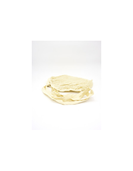 Bolsa de algodón GOTS cruda con asas largas ecológica