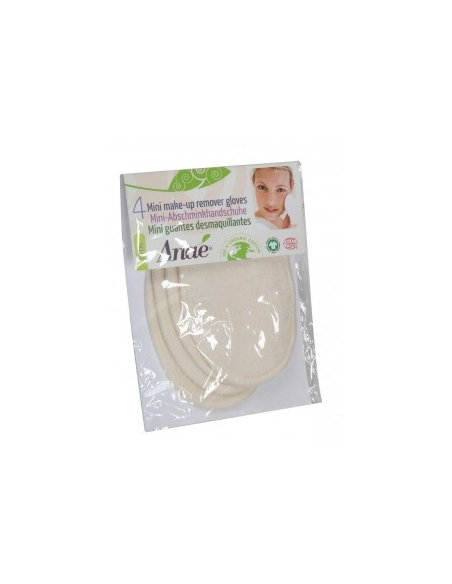 Mini guantes desmaquillantes ecológicos Anaé 4 unidades