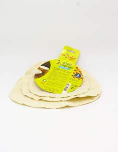 Cubreplatos algodón orgánico ø20-25-30cm, 3ud de Ah! Table!