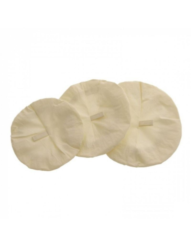 Cubreplatos algodón orgánico, motivos huerto, ø20-25-30cm, 3ud de Ah! Table!