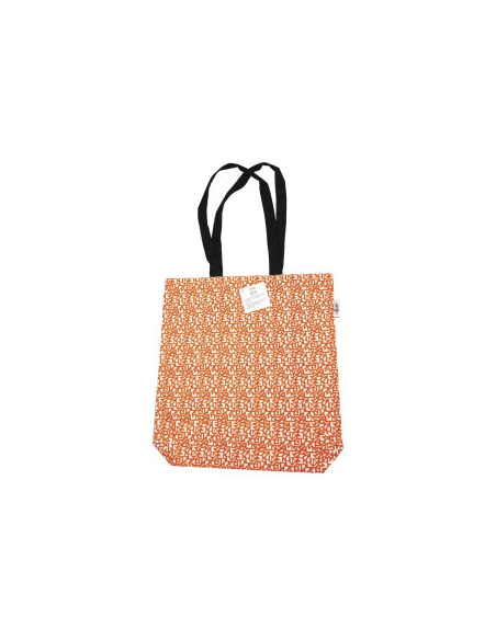 Bolsa de la compra de algodón orgánico, motivo semillas de Ecodis