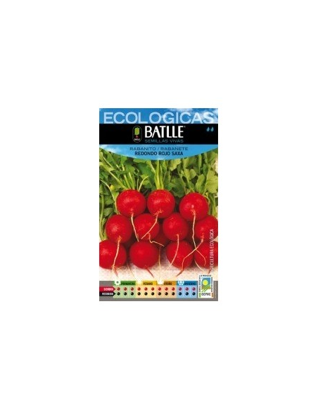 Semillas Rabanito redondo rojo Saxa de Batlle