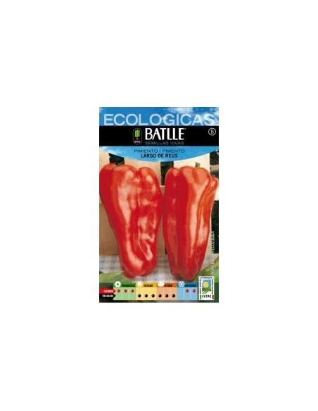 Semillas Pimiento rojo largo de Reus de Batlle