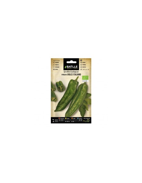 Semillas Pimiento Verde Italiano Dulce Batlle  Calidad Top