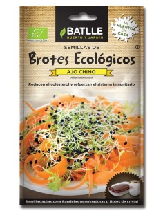 Brotes ajo chino para germinar, sobres de Batlle