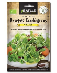 Brotes girasol para germinar, sobres de Batlle