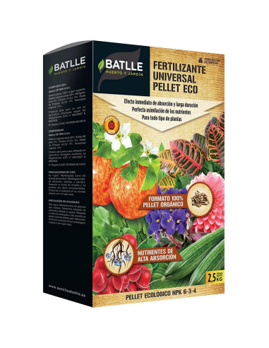 Fertilizante universal pellet Eco 2,5kg de Batlle