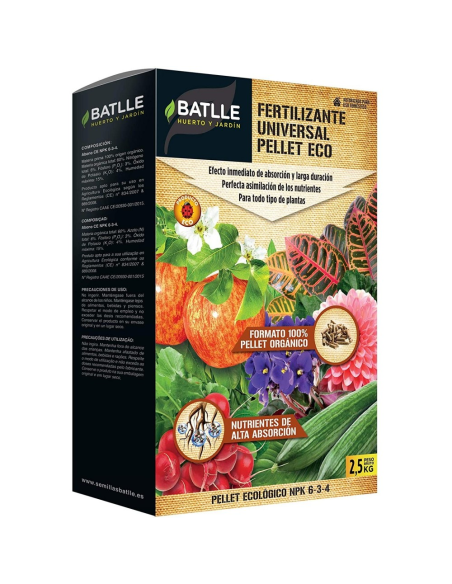 Fertilizante universal pellet Eco 2,5kg de Batlle