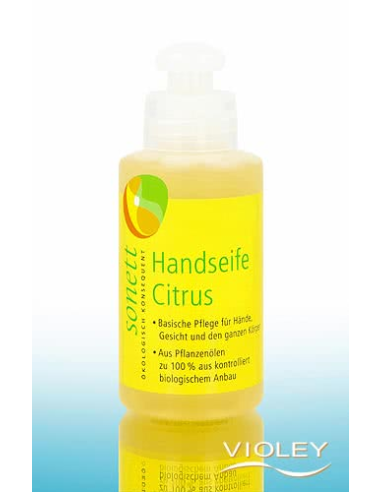 Jabón manos citrus, 120ml de Sonett