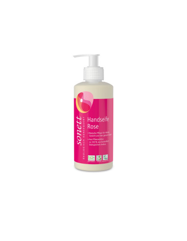 Jabón manos rosa, dispensador 300ml de Sonett