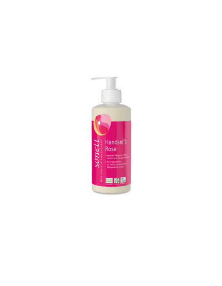Jabón manos rosa, dispensador 300ml de Sonett