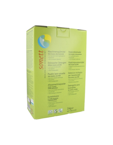 Lavavajillas en polvo máquina, 3Kg de Sonett