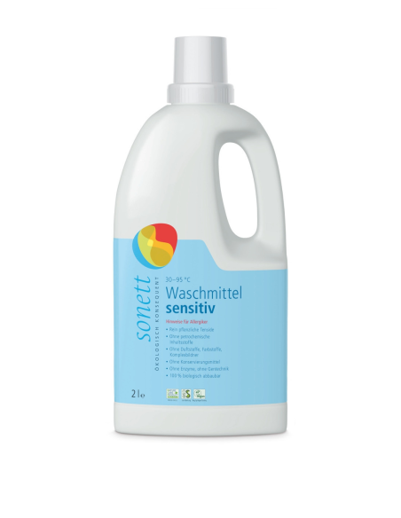 Detergente líquido ropa neutral, 2L de Sonett