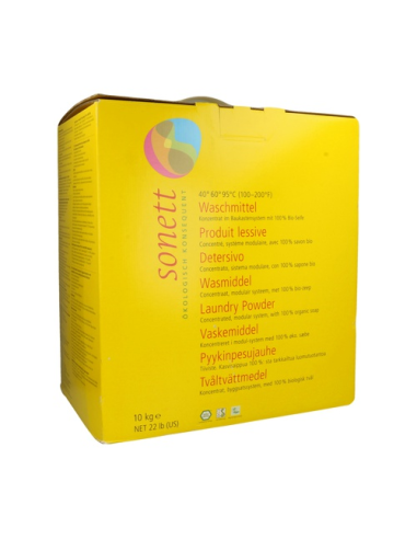 Detergente polvo ropa, 10Kg de Sonett