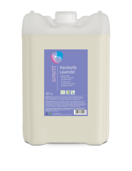 Jabón manos lavanda, 10L de Sonett