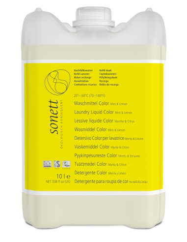 Detergente líquido ropa color, 10L de Sonett