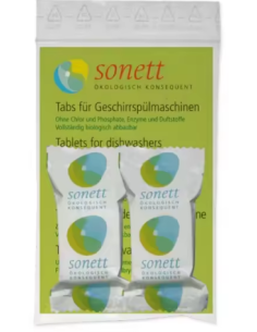 Lavavajillas Tabs Sonett 2x20g  Limpieza Ecológica Eficaz