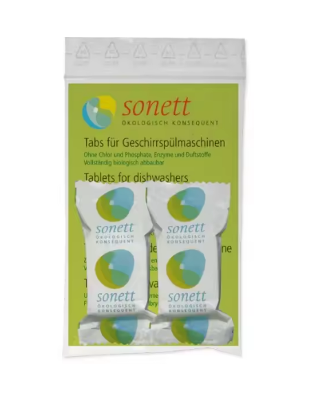Lavavajillas Tabs Sonett 2x20g  Limpieza Ecológica Eficaz