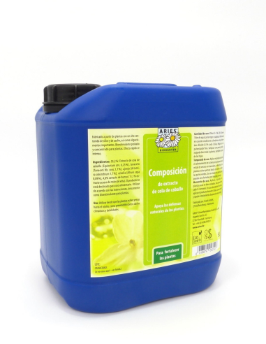 Cola de caballo extracto, botella 5L de Aries