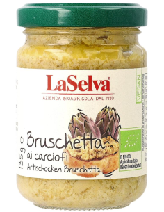 Bruschetta de alcachofa Laselva 130g  Sabor auténtico