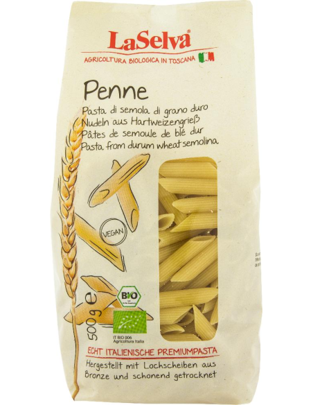 Plumas de trigo duro, fabricación artesanal en molde de bronce , 500g de Laselva