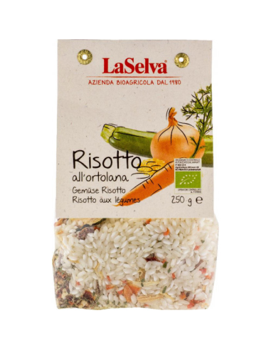Arroz con verduras Risotto allortolana 250g Laselva sabor natural