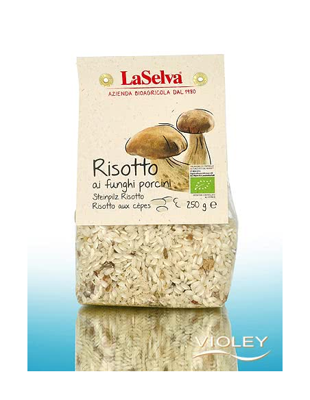 Arroz con setas calabaza - 'Risotto ai funghi porcini',  250g de Laselva