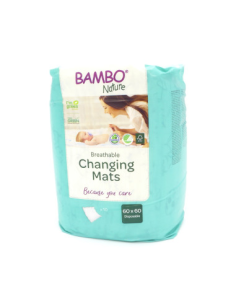 Cambiador Bambo Nature 60x60cm 10 unidades para bebés