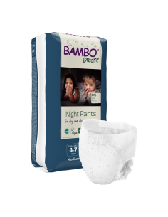 Braguitas noche unisex Bambo Nature 4-7 años 10 unidades