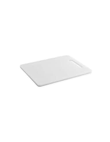 Tabla para cortar de bioplástico, 29*21*0,5cm, blanca de Biodora