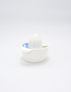 Exprimidor de cítricos de bioplástico, 0,5l, blanco de Biodora