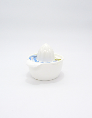 Exprimidor de cítricos de bioplástico, 0,5l, blanco de Biodora