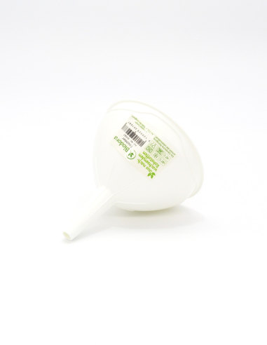 Embudo de bioplástico, 10cm de Biodora