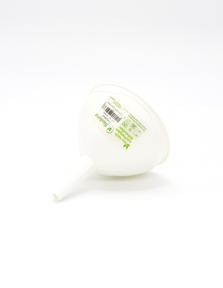Embudo de bioplástico, 10cm de Biodora
