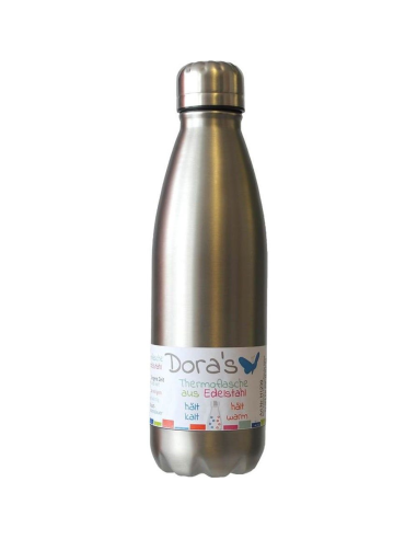 Termos de acero inoxidable, diseño inox, 500ml de Biodora